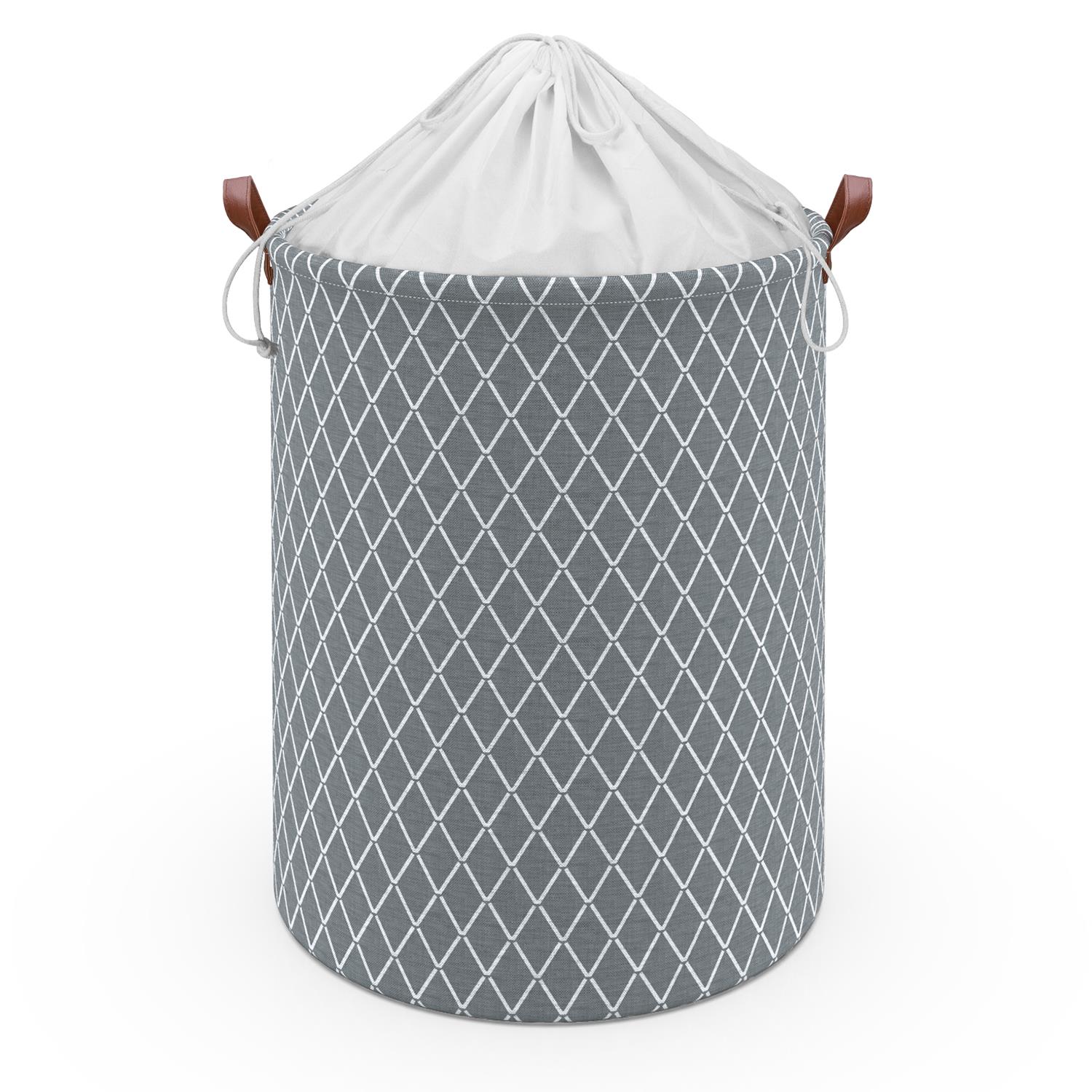 Vinsani Freestanding Laundry Basket Storage Sorter with Drawstring Lid - Picture 14 of 111