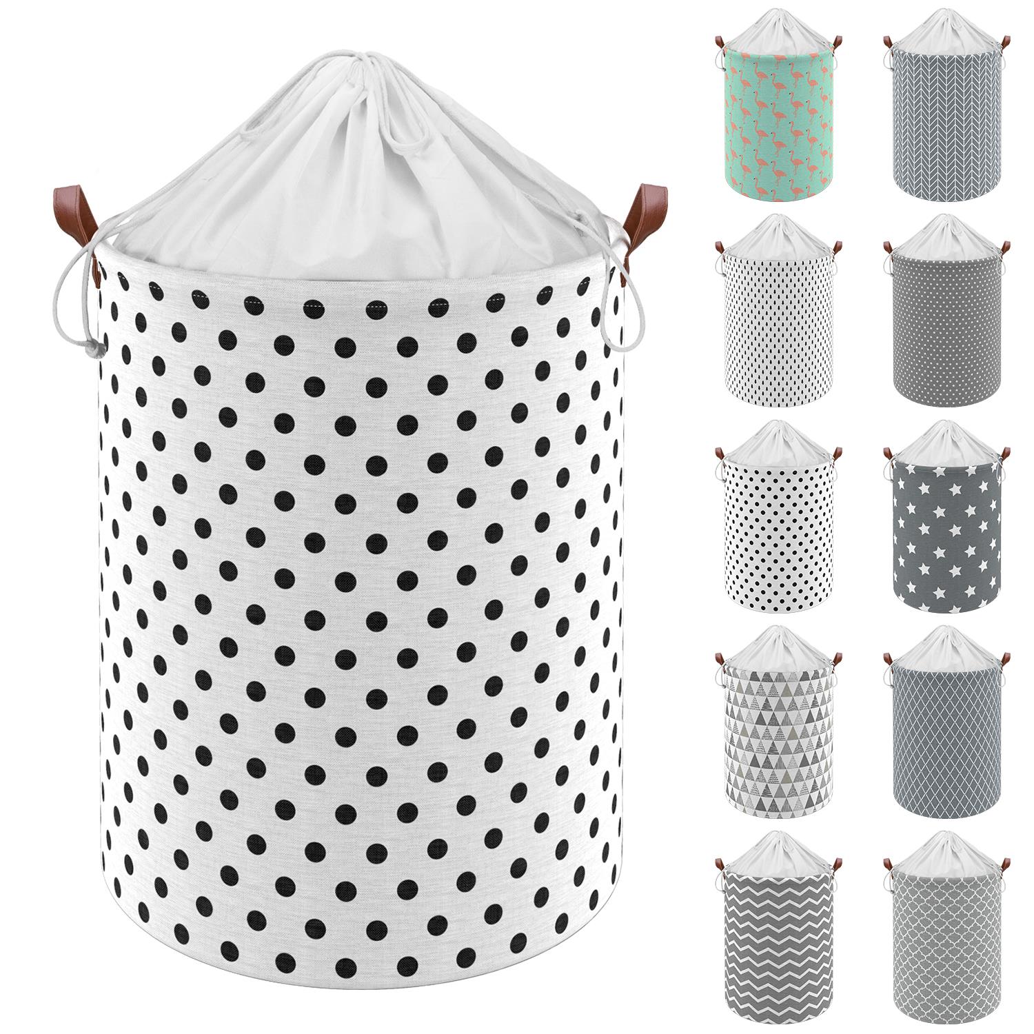 Vinsani Freestanding Laundry Basket Storage Sorter with Drawstring Lid - Picture 35 of 111