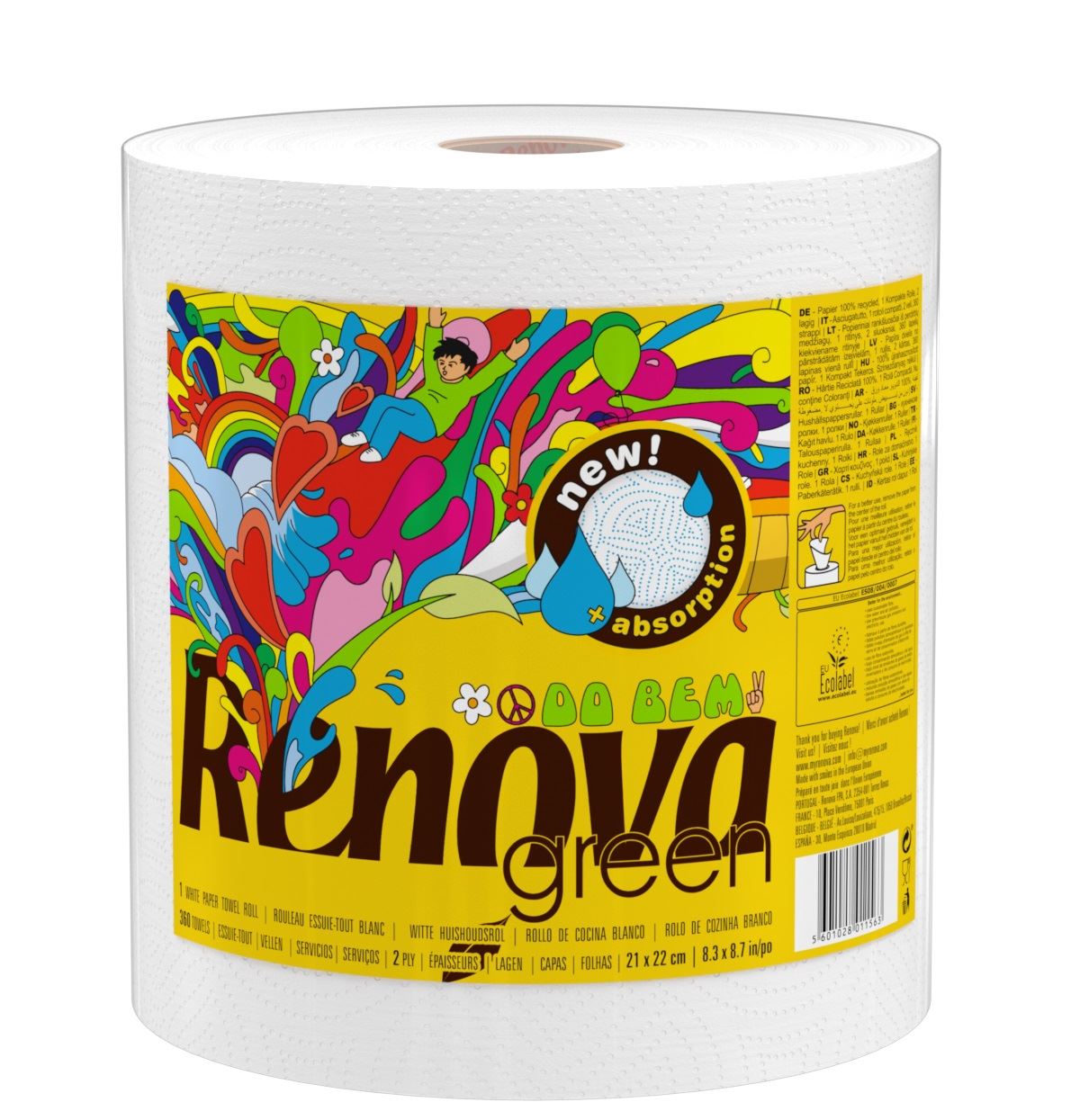 Renova Green 100 Recycled Kitchel Roll Paper Towels Gigaroll (6 Rolls) eBay