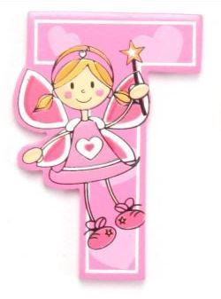 Vinsani Wooden Fairy Alphabet Letters Personalised Bedroom Wall Door Name - Picture 21 of 27