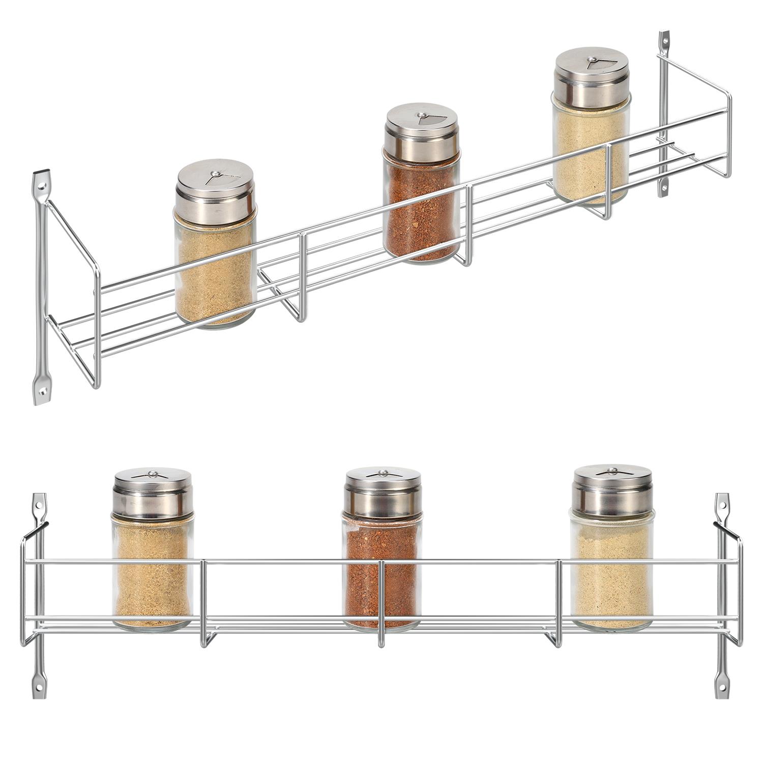 Vinsani 1-6 Tier Spice Herb Jar Rack Holder Kitchen Cupboard Wall Storage Unit - Picture 24 of 63
