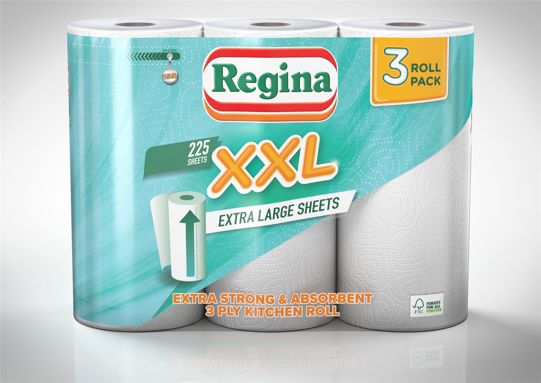 regina xxl absorb kitchen roll 8 rolls