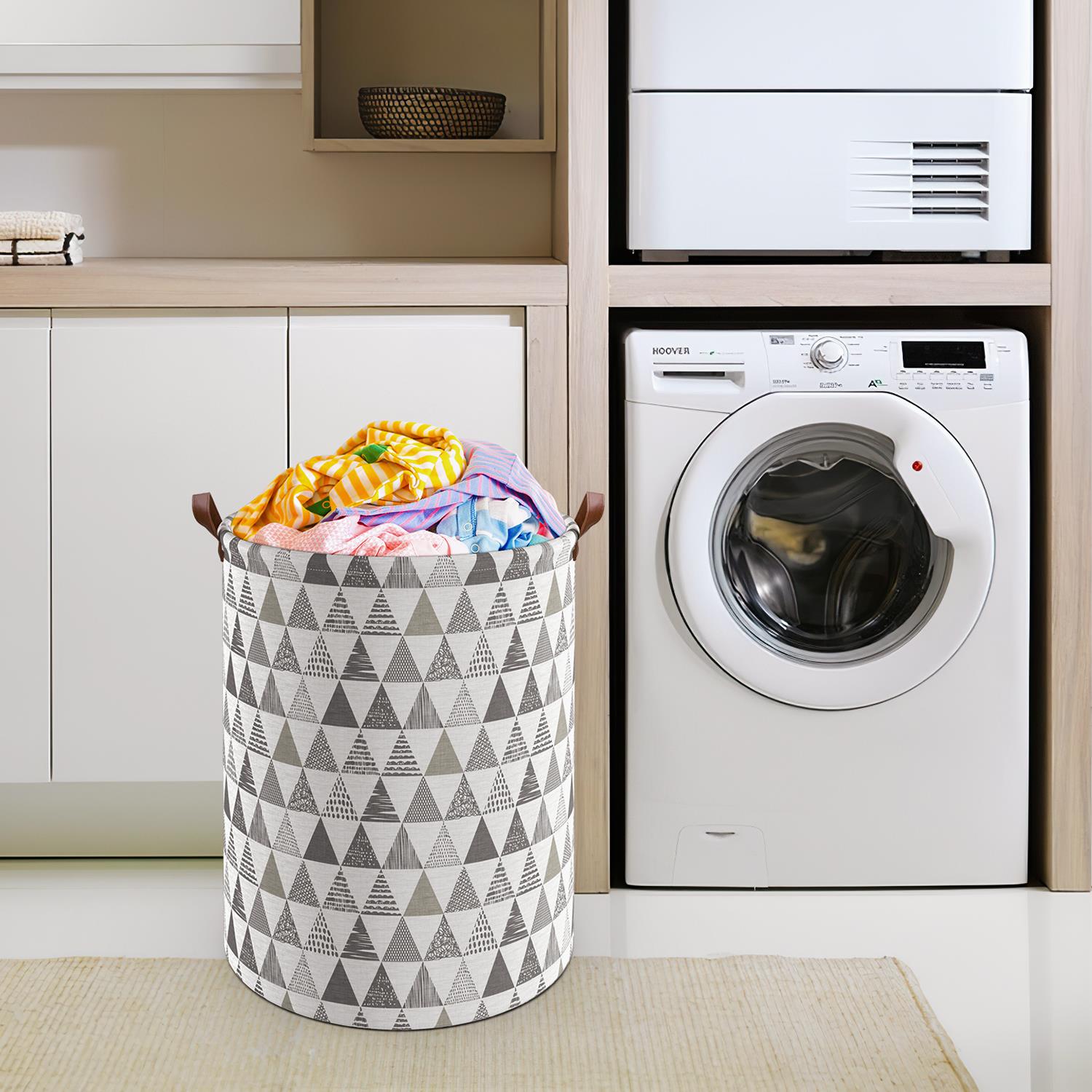 Vinsani Freestanding Laundry Basket Storage Sorter with Drawstring Lid - Picture 83 of 111