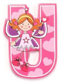 Vinsani Wooden Fairy Alphabet Letters Personalised Bedroom Wall Door Name - Picture 22 of 27