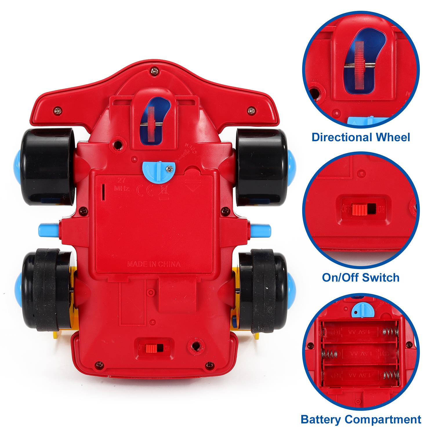 SOKA My First Remote Controlled Racing Car for Toddlers with Sound and Light - Picture 15 of 28