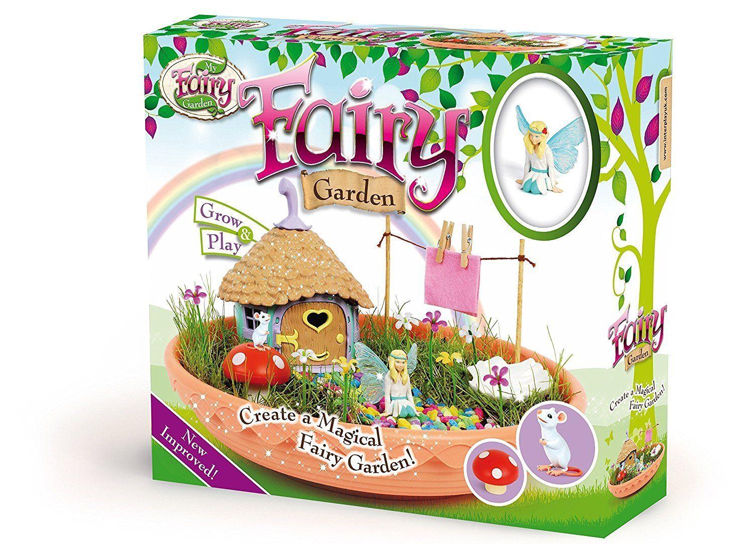 Children Kids Girls My Fairy Garden Fairy Garden Grow Play Toy Set