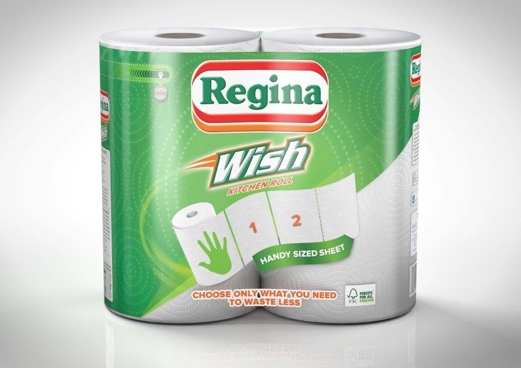 Regina Wish Kitchen Roll Towels 12 Rolls In Total 2 X 6 Packs