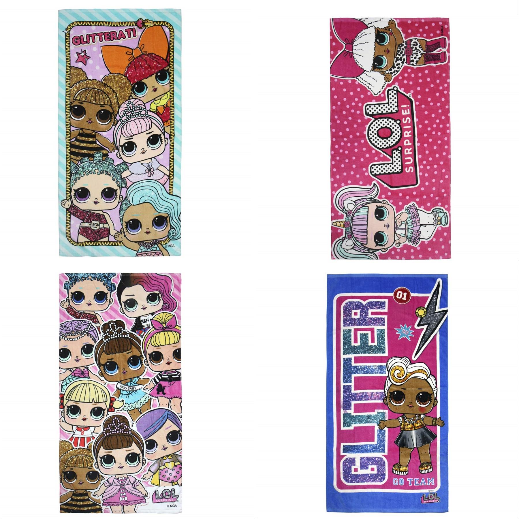 Official LOL L.O.L Surprise Rock Bath Beach Holiday Swim Quick Easy-Dry Towel