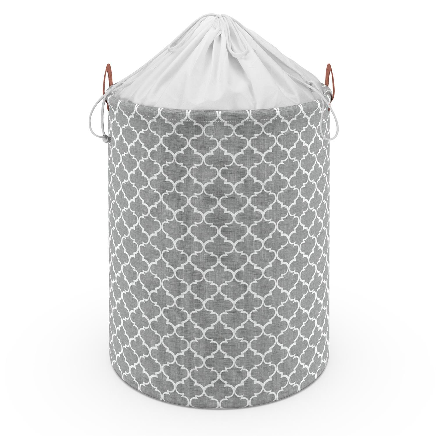 Vinsani Freestanding Laundry Basket Storage Sorter with Drawstring Lid - Picture 47 of 111