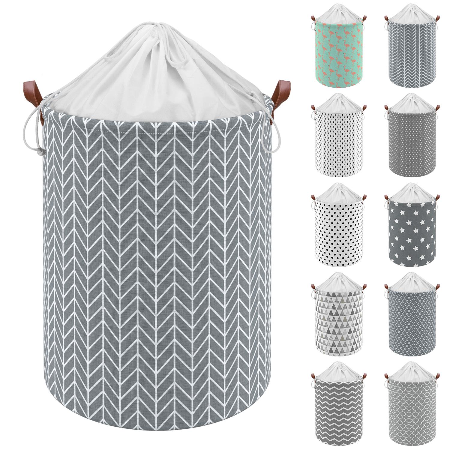 Vinsani Freestanding Laundry Basket Storage Sorter with Drawstring Lid - Picture 2 of 111