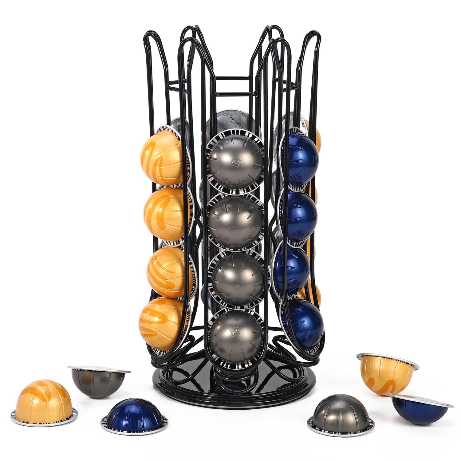 Vinsani 30 Coffee Pod Holder Rotating for Nespresso Vertuo Vertuoline Capsules - Picture 13 of 25