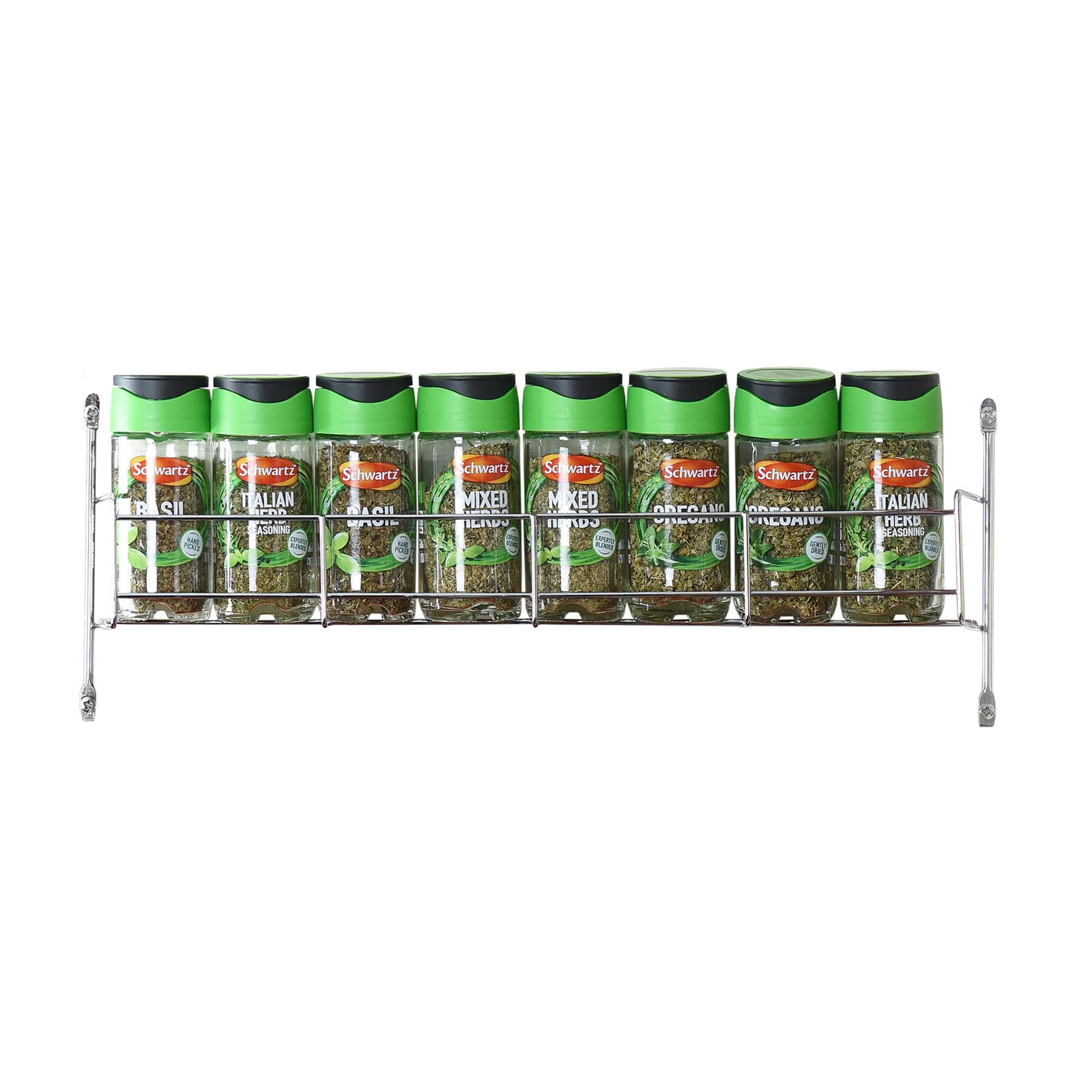 Vinsani 1-6 Tier Spice Herb Jar Rack Holder Kitchen Cupboard Wall Storage Unit - Picture 52 of 63