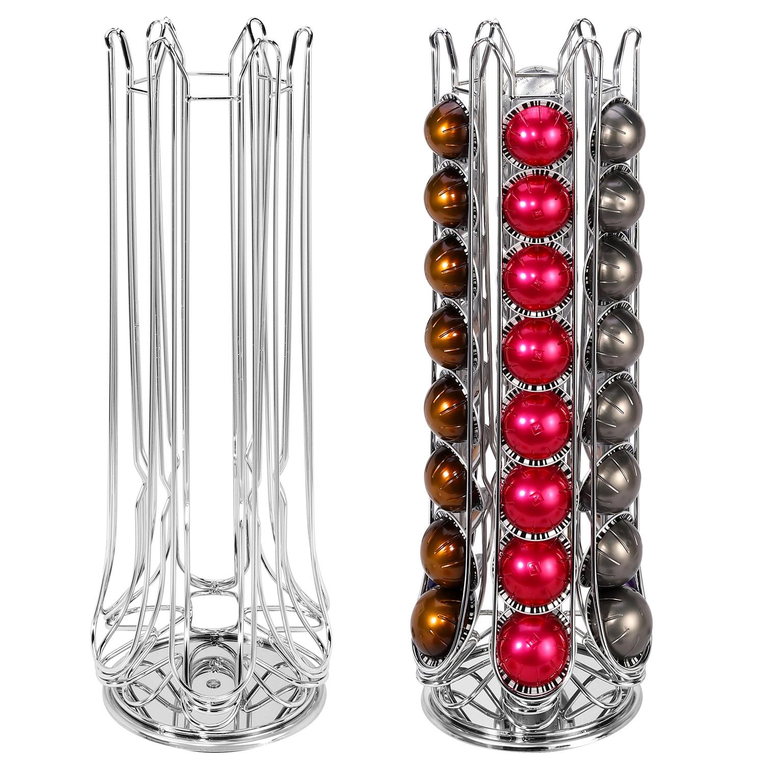 Vinsani 48 Coffee Pod Holder Rotating for Nespresso Vertuo Vertuoline Capsules - Picture 24 of 25