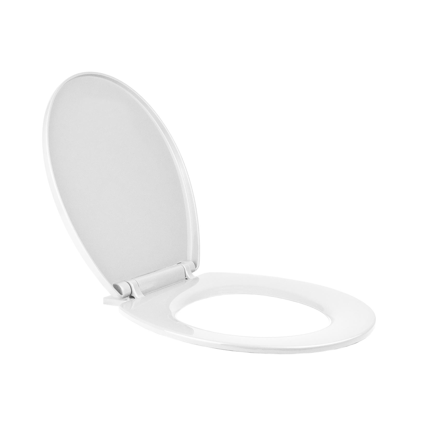 Bath Heavy Duty White Soft Close Bathroom Toilet Seat Non Slip w