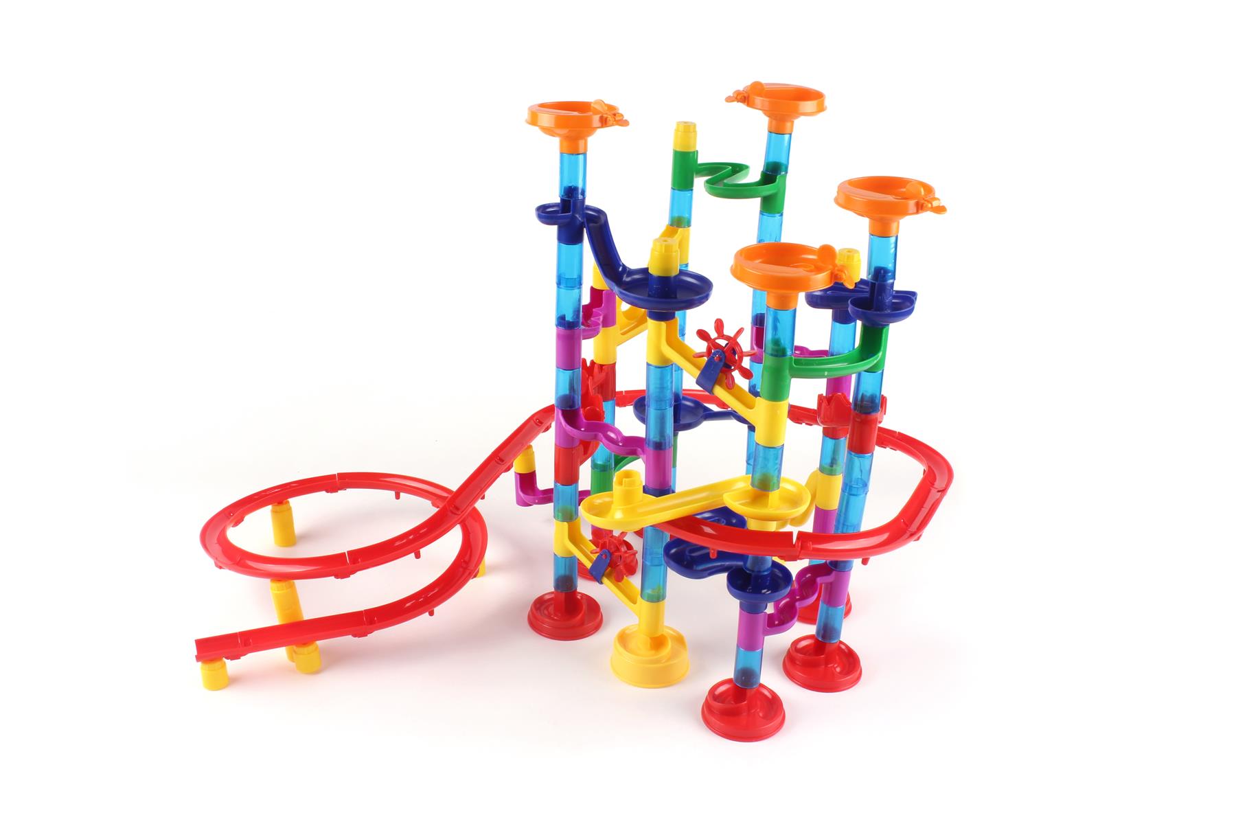 SOKA 237 pcs Marble Run Dinosaur Game for kids – Rail Construction