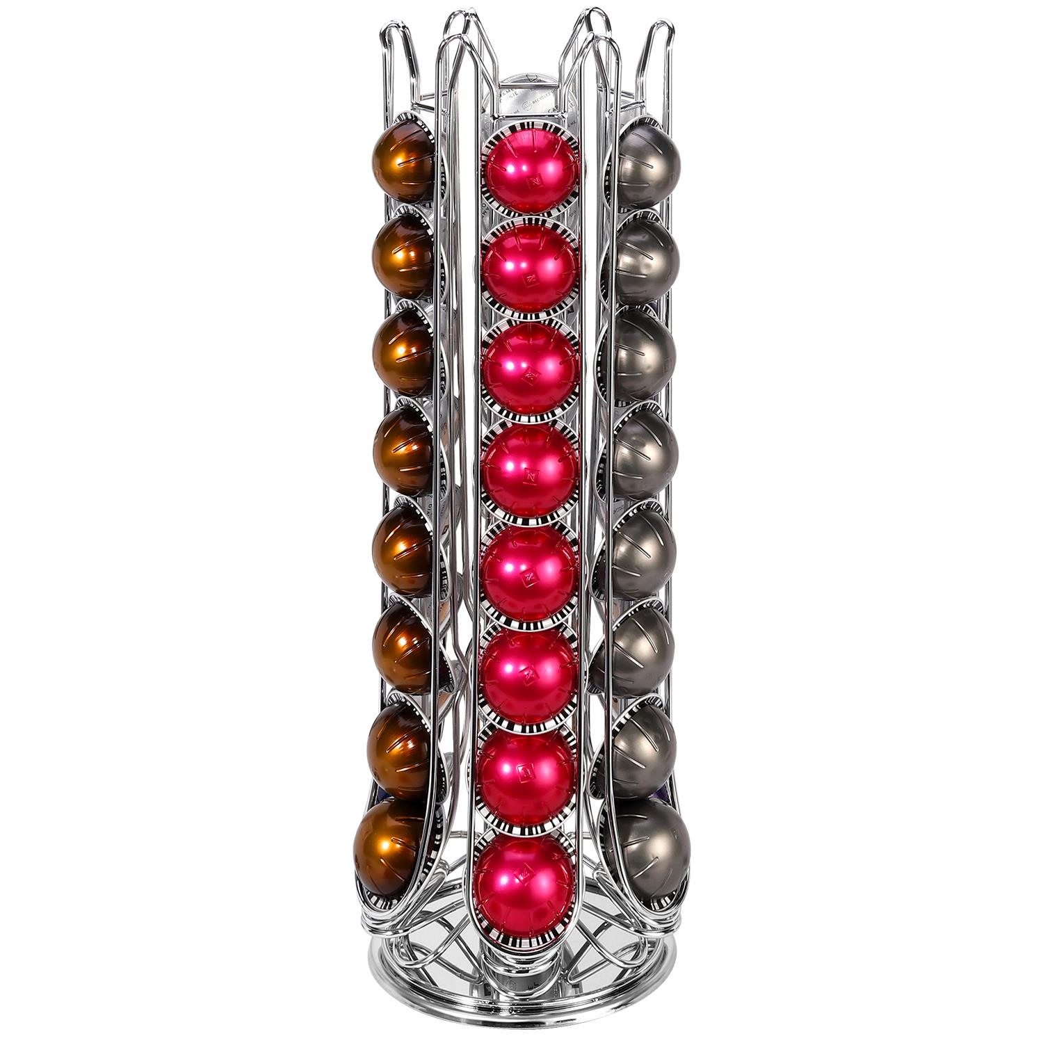 Vinsani 48 Coffee Pod Holder Rotating for Nespresso Vertuo Vertuoline Capsules - Picture 25 of 25