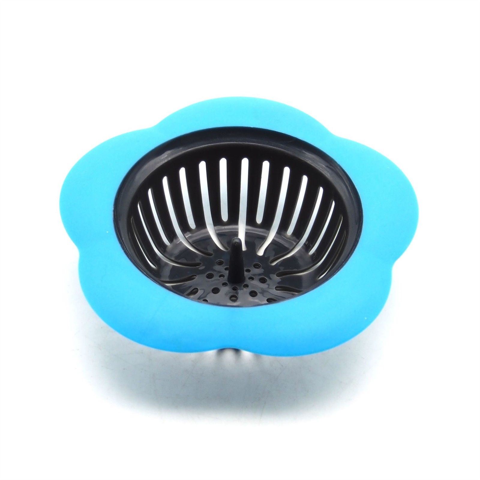 Available in 4 Colours Vinsani Flower Sink Plug Drain Strainer