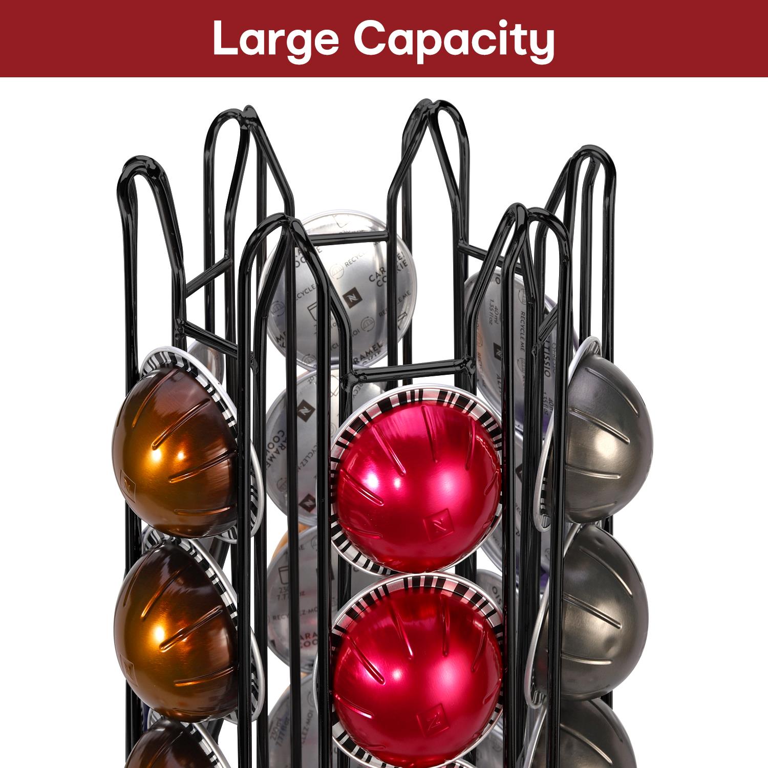 Vinsani 48 Coffee Pod Holder Rotating for Nespresso Vertuo Vertuoline Capsules - Picture 6 of 25
