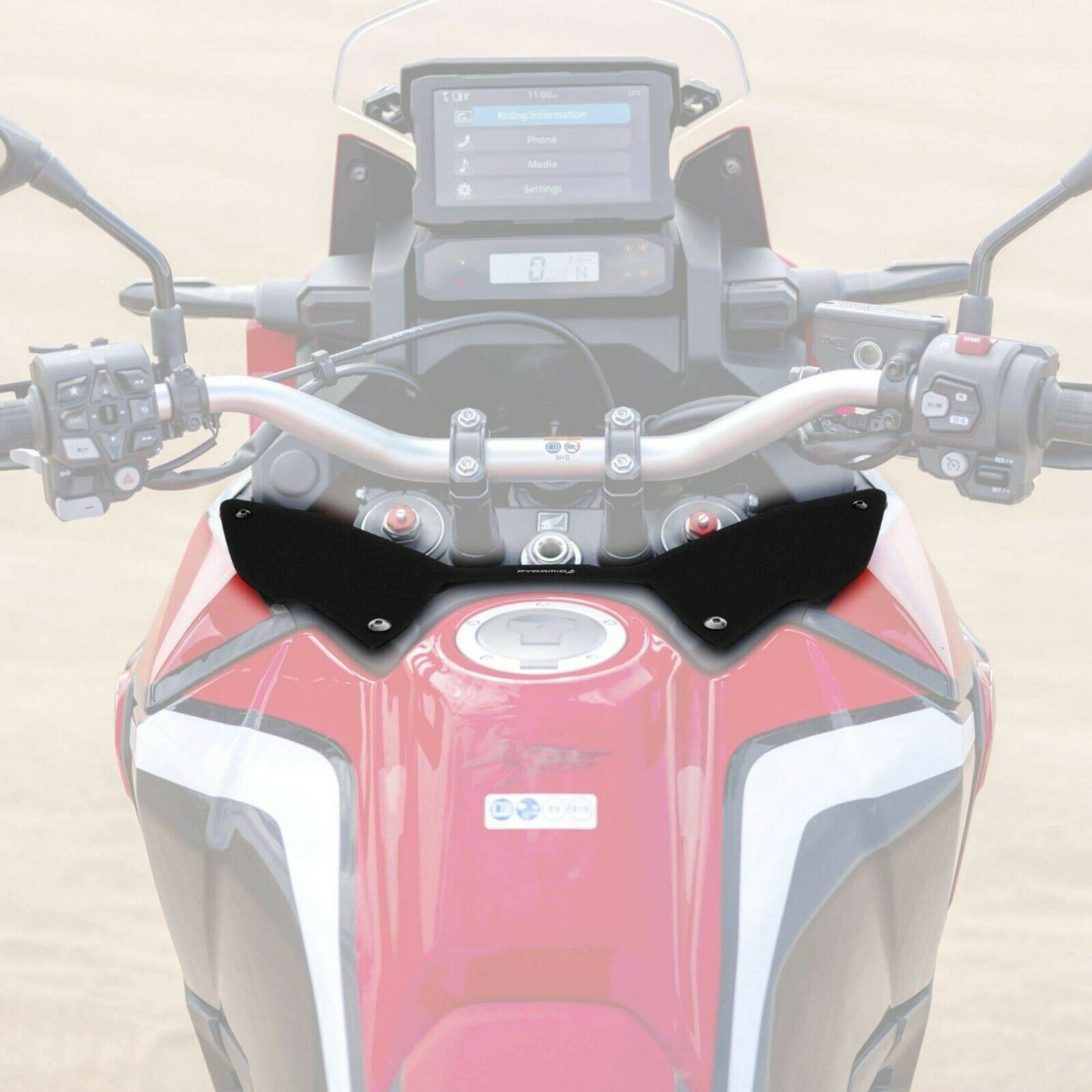 Black Air Dam Forkshield Wind Deflector For HONDA CRF1100L Africa Twin 2020-2021 Black Air Dam Forkshield Wind Deflector For HONDA CRF1100L Africa Twin 2020-2021