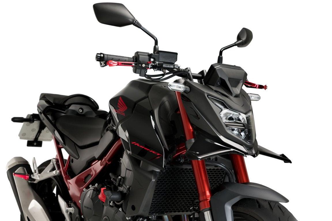 Puig Frontal Downforce Spoilers Wings Matte Black Honda CB750