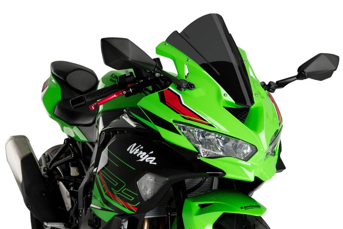 Puig Z-Racing Screen Windshield Light Smoke Kawasaki Ninja 500