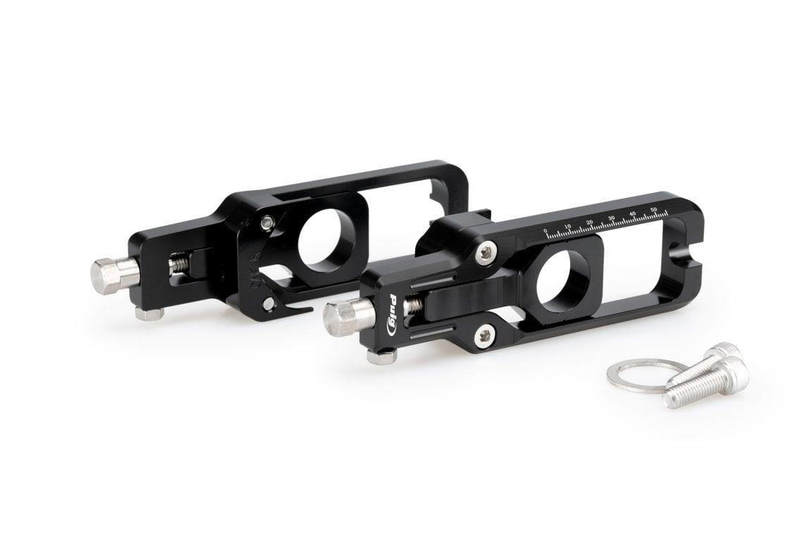 Puig Aluminium Chain Tensioner Adjuster Black Kawasaki ZX-10R & RR