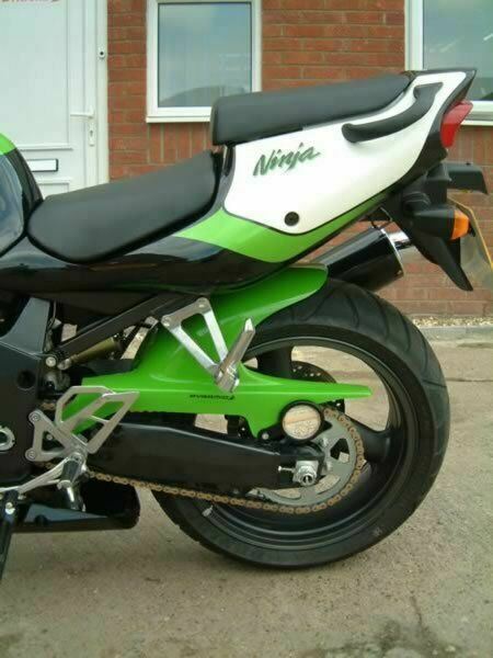 Pyramid Hugger Fender Mudguard Gloss Green Kawasaki ZX7-R 1992