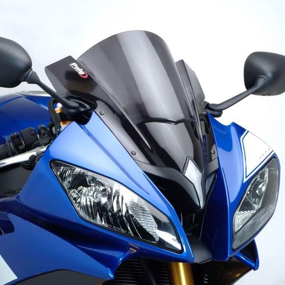 Puig Racing Screen Windshield Dark Smoke Yamaha YZF-R6 2008 - 2015