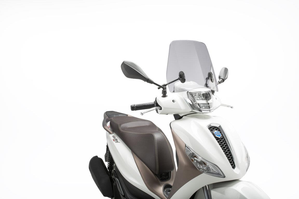 Puig Trafic Windshield – Light Smoke For Piaggio Medley 125 / 150 (2020-2024)