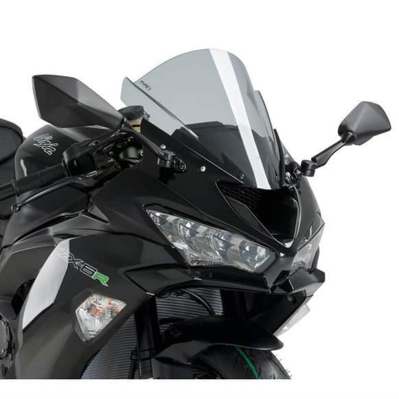 Puig Racing Screen Windshield Light Smoke Kawasaki ZX-6R Ninja