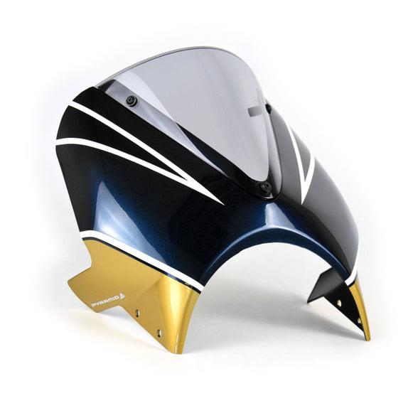 candy出品 900×600×900 Pyramid Hugger | Metallic Blue/Gold (Candytone Blue/Gold