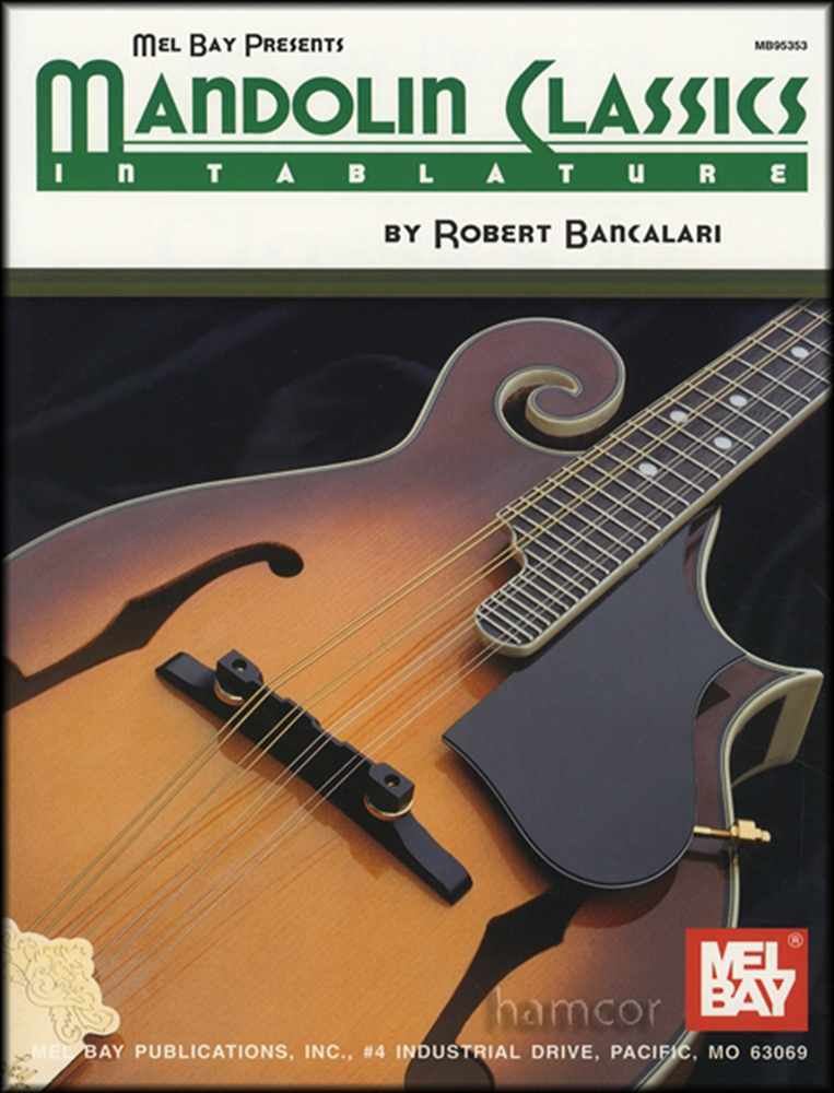 Mandolin Classics in Tablature TAB & Music Notation Book 9780786601974
