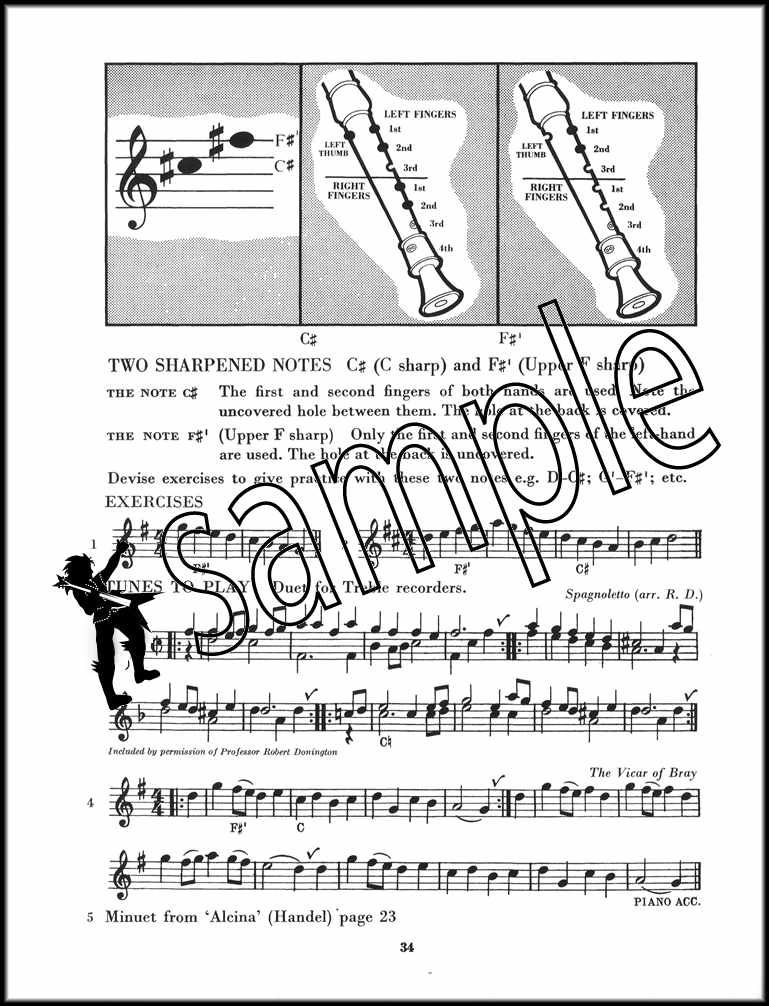 The School Recorder Book 2 Revised Edition Sheet Music Learn How To