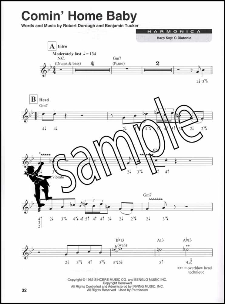 Jazz Classics Harmonica PlayAlong Music Book & Backing Tracks CD eBay