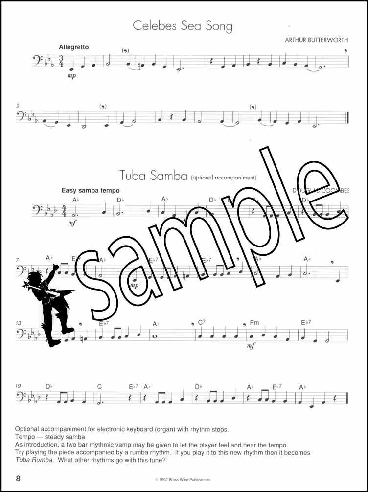 Keynotes Album for Eb Bass/Tuba Bass Clef & Piano Sheet Music Book | eBay