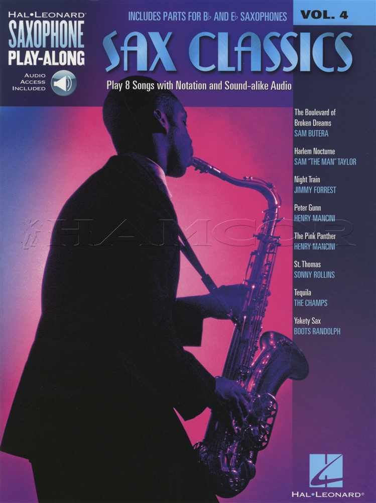 Sax Classics Saxophone PlayAlong Vol 4 Music Book & Backing Tracks