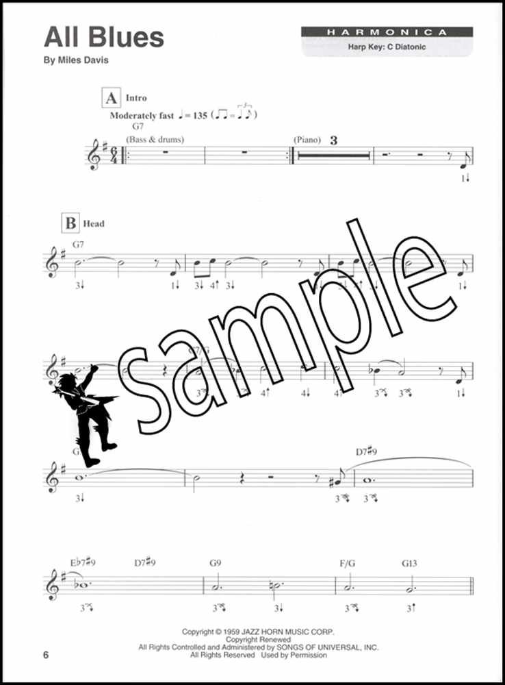 Jazz Classics Harmonica PlayAlong Music Book & Backing Tracks CD eBay