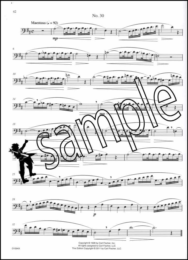 Melodious Etudes for Trombone Book 1 Nos 160 Marco Bordogni Study Book