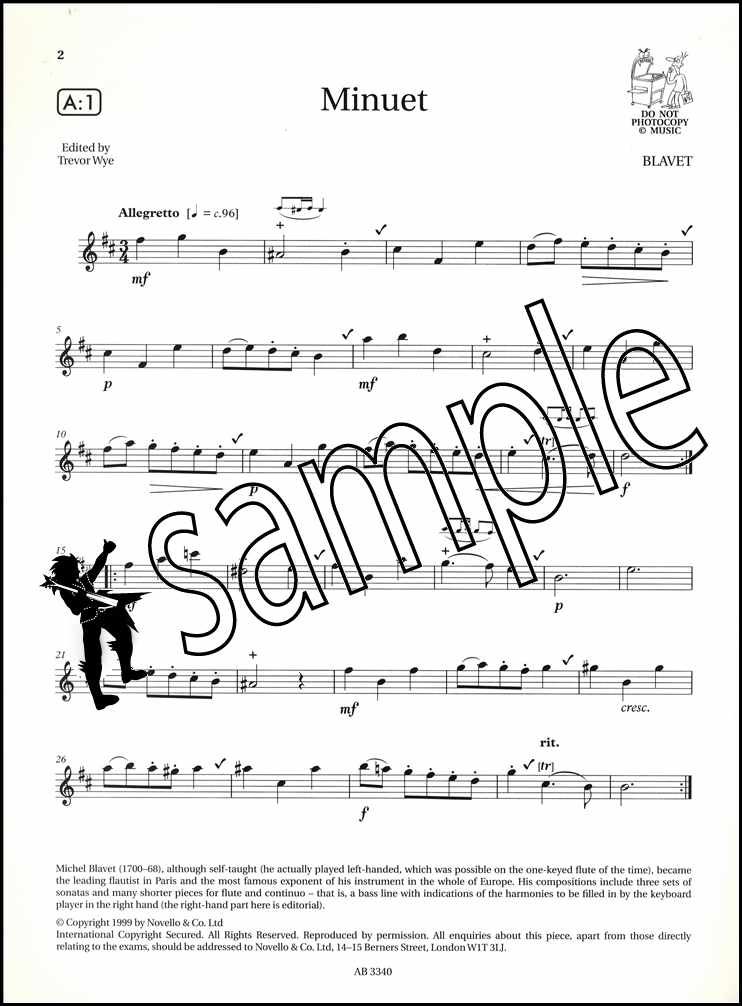 Flute Exam Pieces 20082013 Grade 2 Part Only ABRSM Sheet Music Book