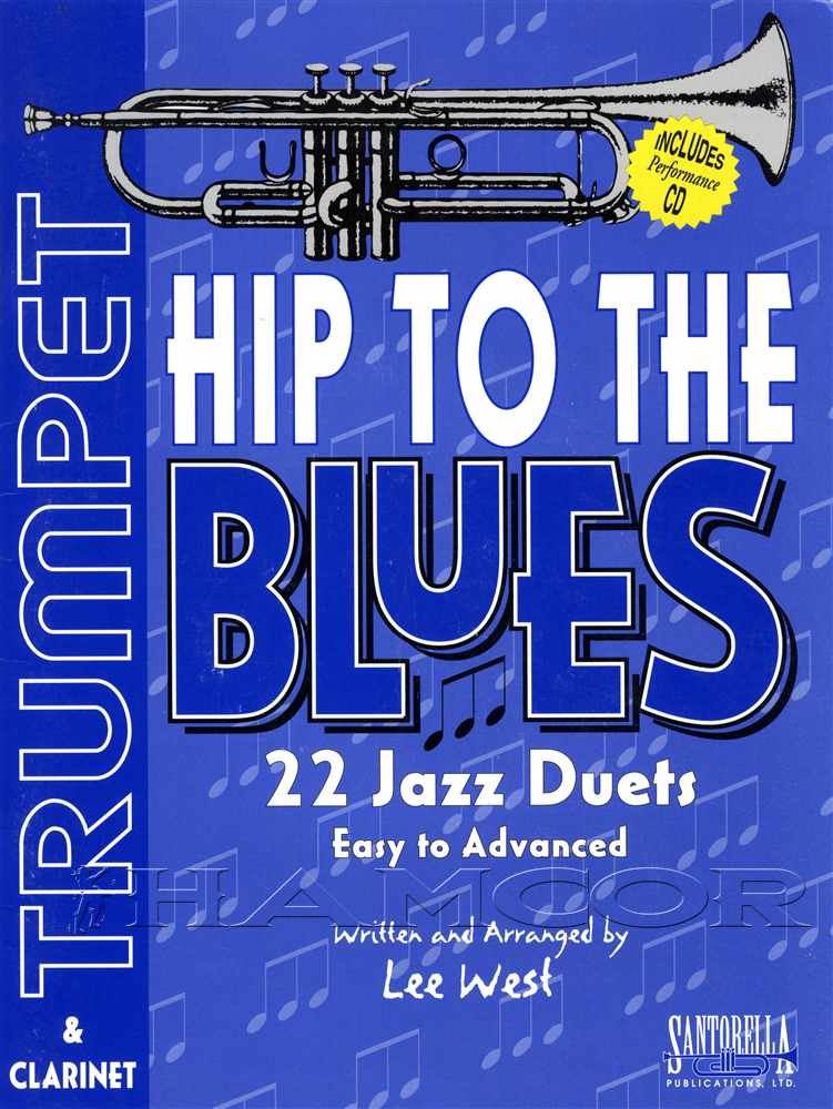 HIP TO THE BLUES Trumpet Duets Book /& CD