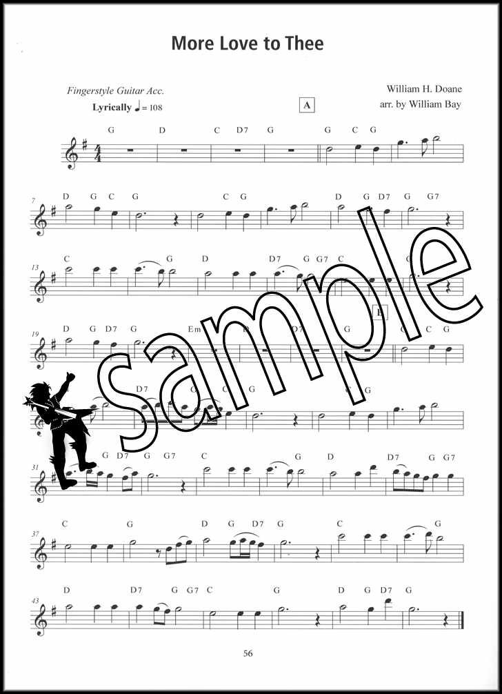100 Gospel Songs And Hymns for Flute and Guitar Sheet Music Book