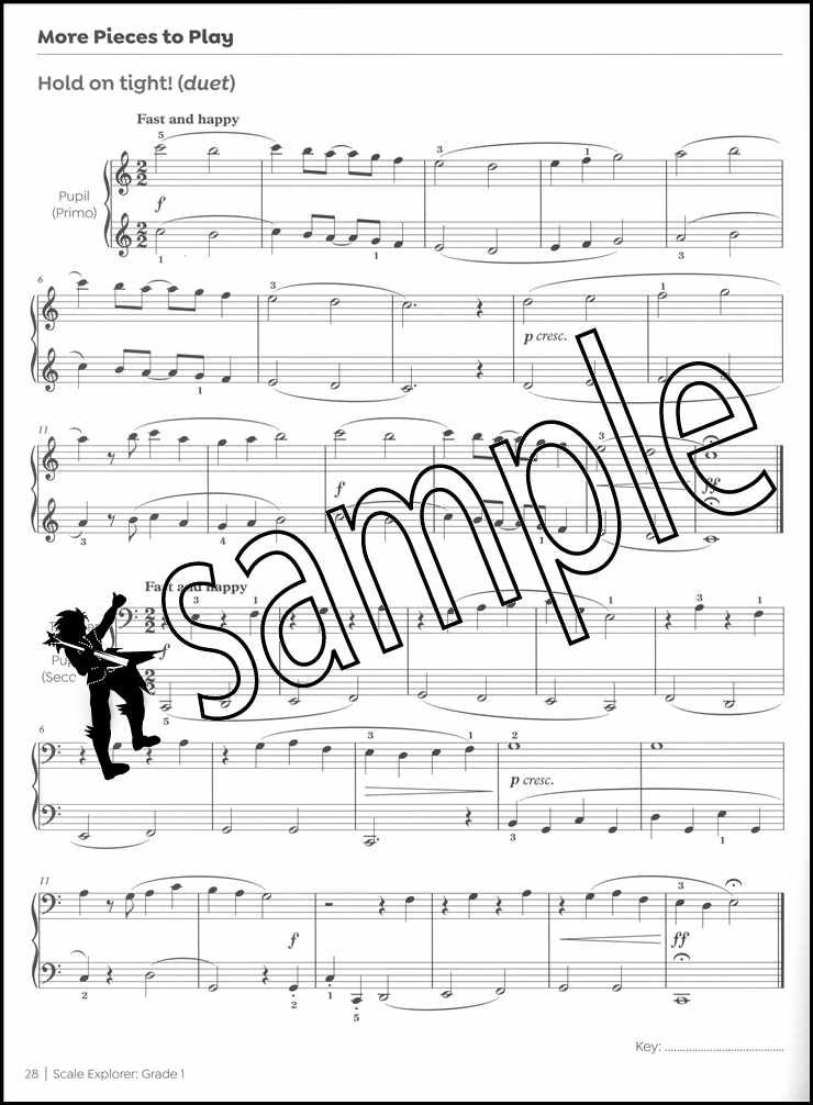 Scale Explorer for Piano Grade 1 ABRSM Sheet Music Book SAME DAY