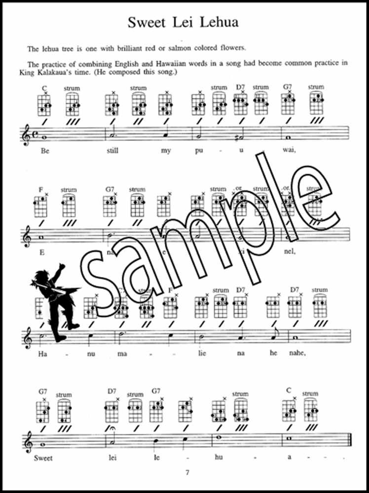 Ten Favorite Hawaiian Songs Ukulele Chord Songbook 9780786647026 eBay