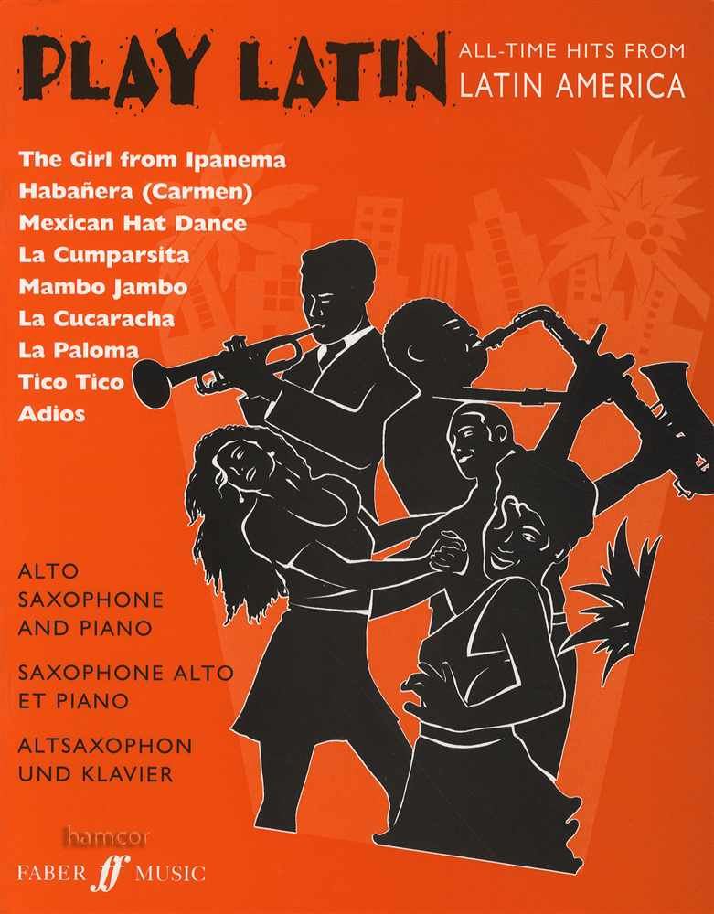 Play Latin Alto Saxophone Sheet Music Book Sax La Cucaracha Tico Adios eBay