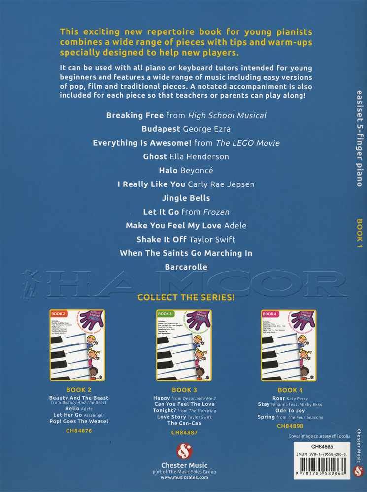Piano Klavier Easiest 5 Finger Piano Volume 1 Sheet Music Book Frozen Taylor Swift Lego Movie Muziekinstrumenten Woocommerce Ir