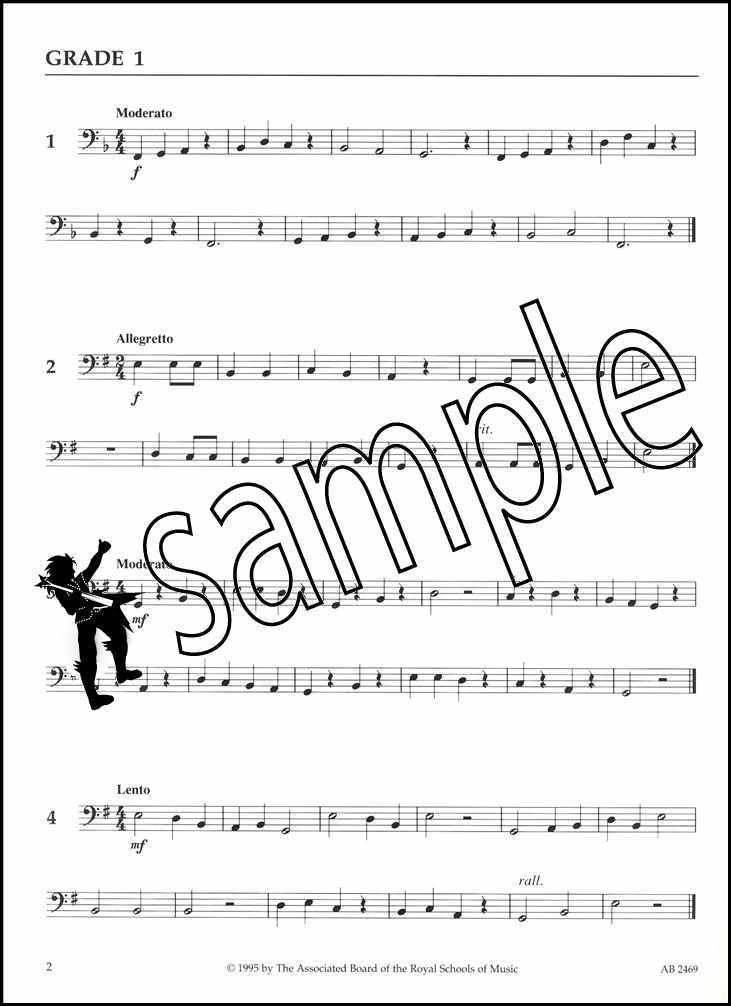 Specimen Sight Reading Tests for Bassoon Grades 15 ABRSM Sheet Music