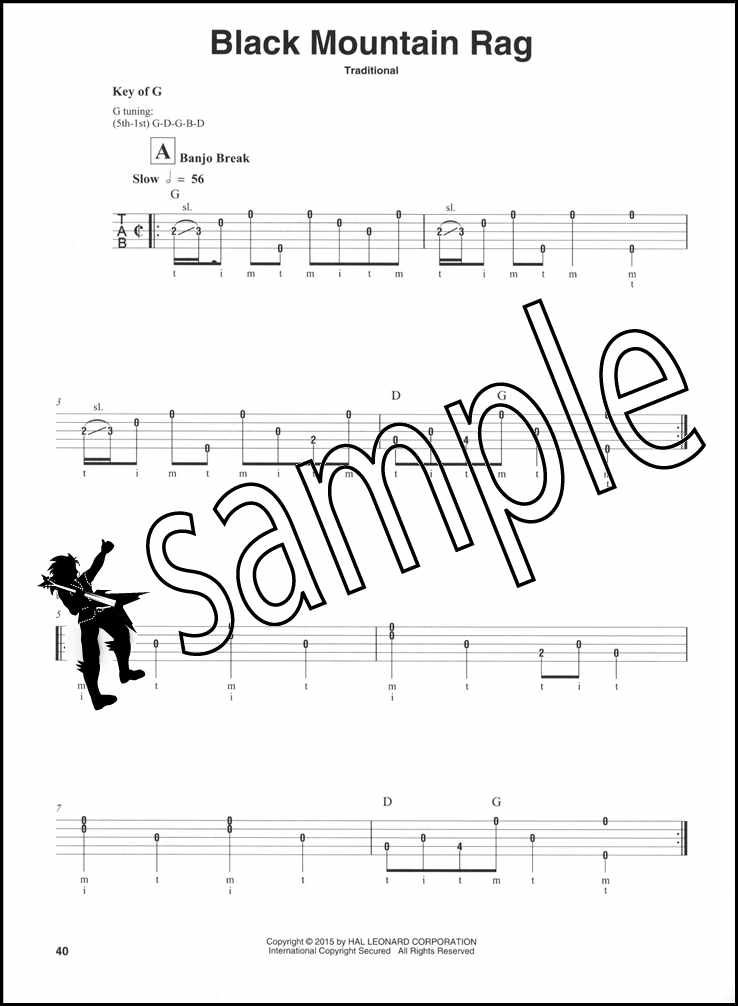 Songs for Beginners Banjo PlayAlong 5String TAB Music Book/CD