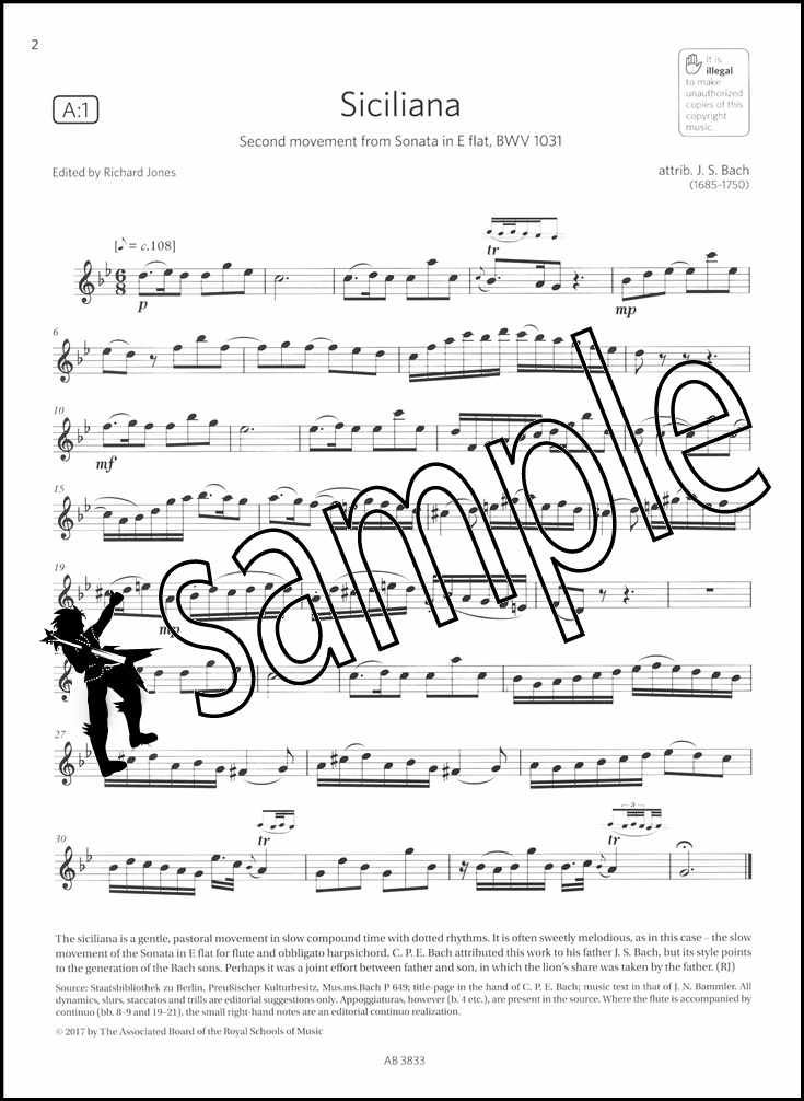 Piano Accompaniment She Flute Exam Pieces 2018–2021 ABRSM Grade 7 Flute ABRSM