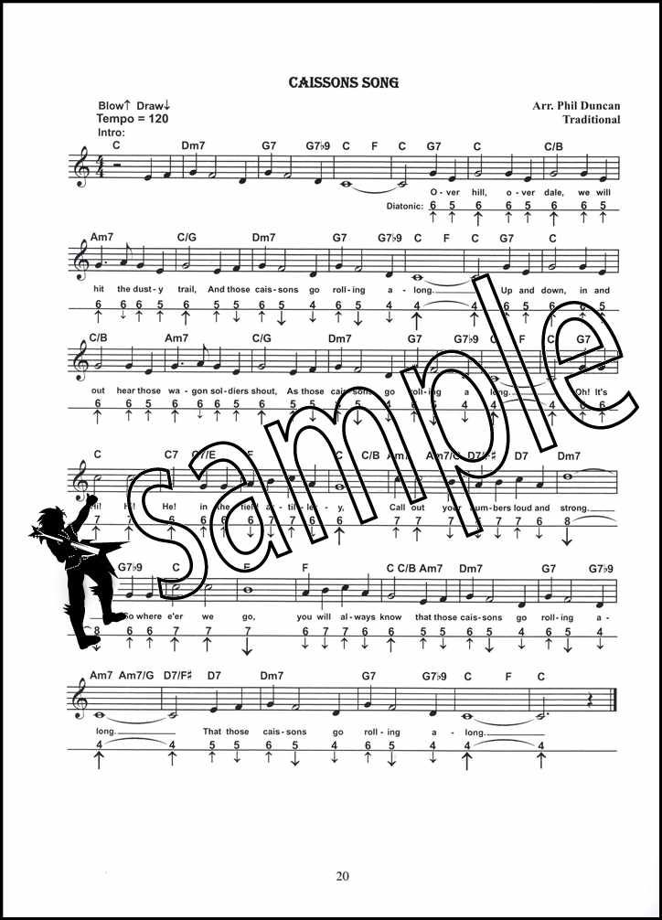 Favorite Harmonica Songs Sheet Music Book with Audio Full Size Edition
