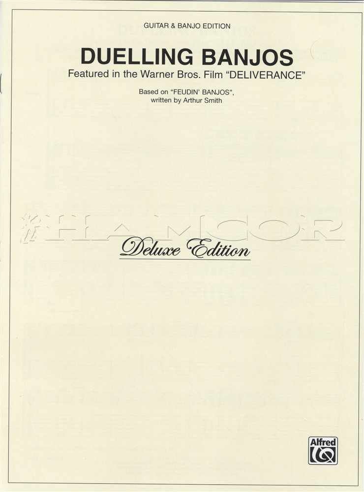 Duelling Banjos Banjo TAB & Guitar TAB Music Booklet Sheet Music